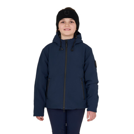 Veste enfant unisexe Equestro imperméable et coupe-vent en nylon