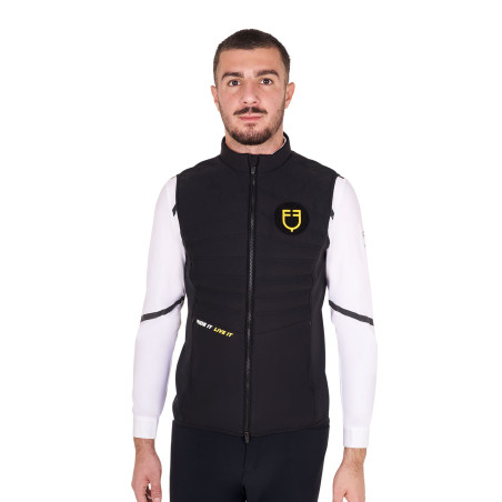 Veste sans manches homme Equestro coupe slim en tissu technique