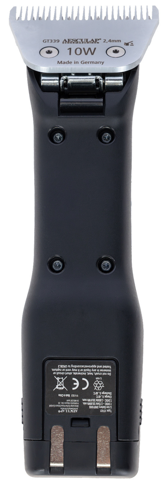 Tondeuse sur batterie Durati Aesculap cheval Bleu / noir