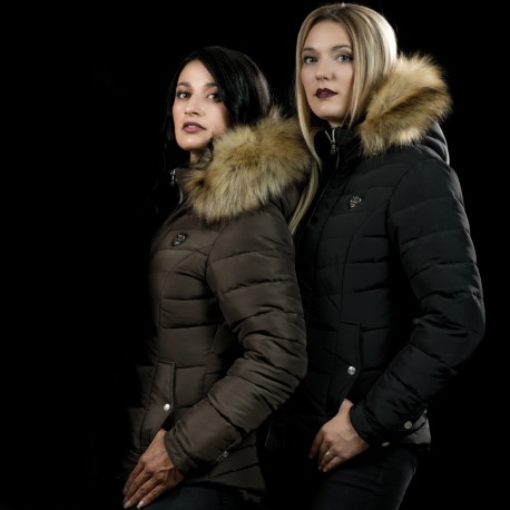 ladies down parka coats