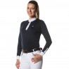 Polo Candiba femme ML Flags & Cup - Gris