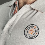 Polo homme MEXICO Flags & Cup Gris chiné