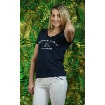 T-shirt femme PIURA Flags & Cup Bleu marine
