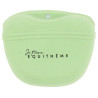 Pochette friandises silicone Je t'aime Equithème - Vert / menthe