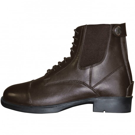 boots equitation marron