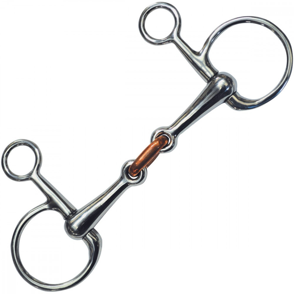 Mors baucher pour cheval en inox Tattini - neutre - 12 cm - Sport