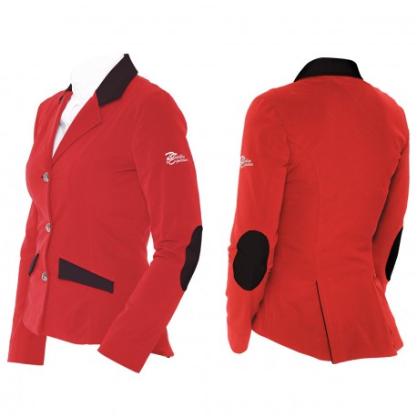 veste equitation rouge