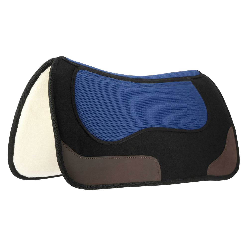 Tapis De Selle Western Tissé Laine - Insert Mousse 5/8 - Occasion - Marque Générique
