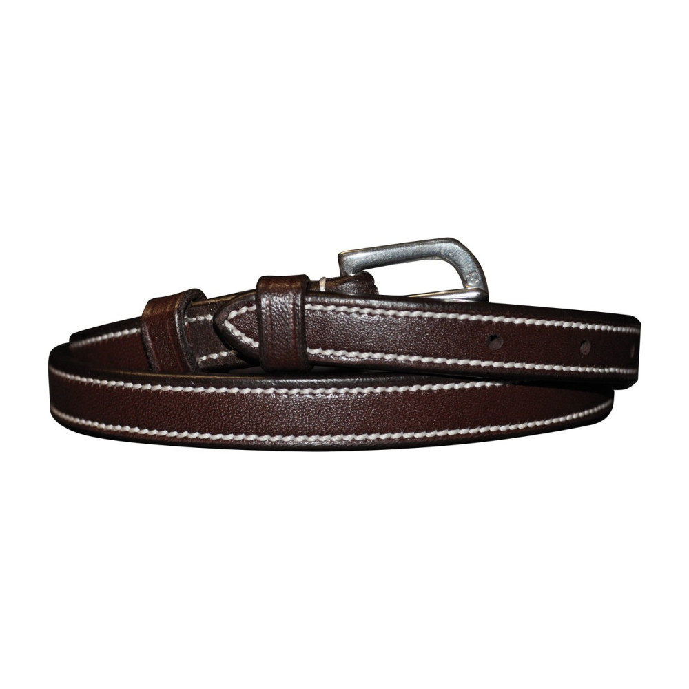 BRIDE EN CUIR Windsor AVEC NOSEBAND FLASH (COB, HAVANNA