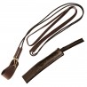 Rênes allemandes cuir/corde Chetak - Marron