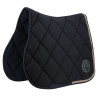 Tapis de selle Equithème Badge 2.0 - Bleu marine