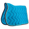 Tapis de selle Equithème Polyfun - Turquoise / marine