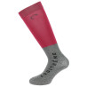 Chaussettes Equithème Compet 2 paires - Bordeaux / gris clair