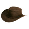 Chapeau RANDOL'S Huilé - Marron