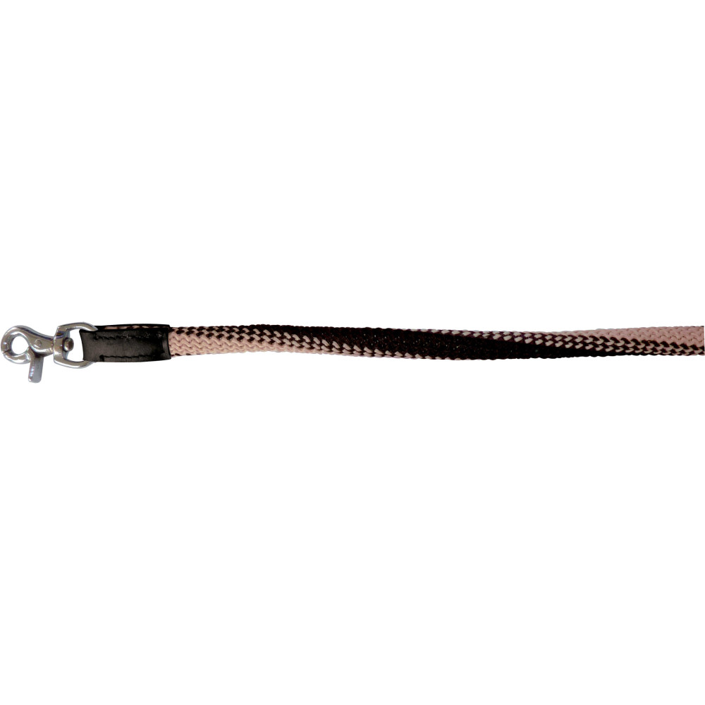 Rênes En Cuir Marron Pour Cheval – À Lacets, Coutures Décoratives, Crochet Et œil, Sans Marque