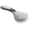 Brosse à crinière PVC - Gris / noir