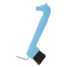 Cure-pieds brosse, tête de cheval - Bleu ciel