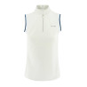 Polo de concours Equit'M sans manches femme - Gris