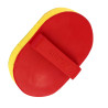 Étrille éponge intégrée - Rouge