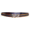 Ceinture HV Polo Isabelle - Marine / marron