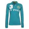 Polo Favouritas EQ manches longues HV Polo - Lago bleu
