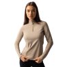 T-shirt d'entraînement manches longues femmes Horze Lilian - Humus