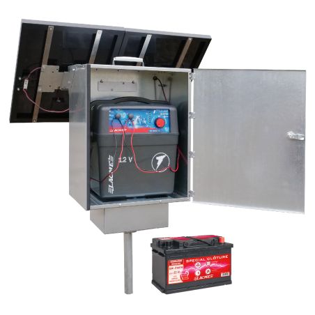 Kit électrificateur solaire Lacmé estive 5J 66W antivol