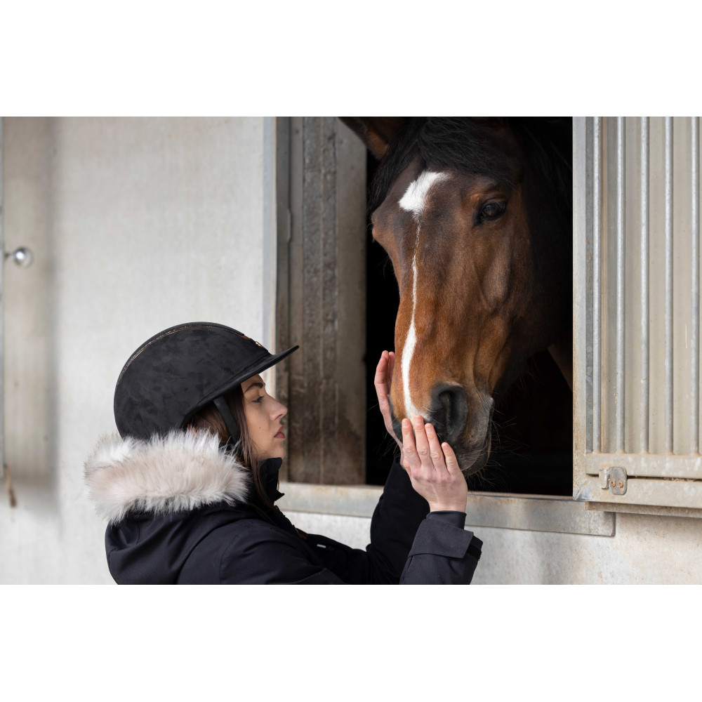 Casque Équitation Equi-Theme Insert Lamé - ABS, EPS Haute Densité, 430-530g, Aérations, CE EN1384, Taille 52-60