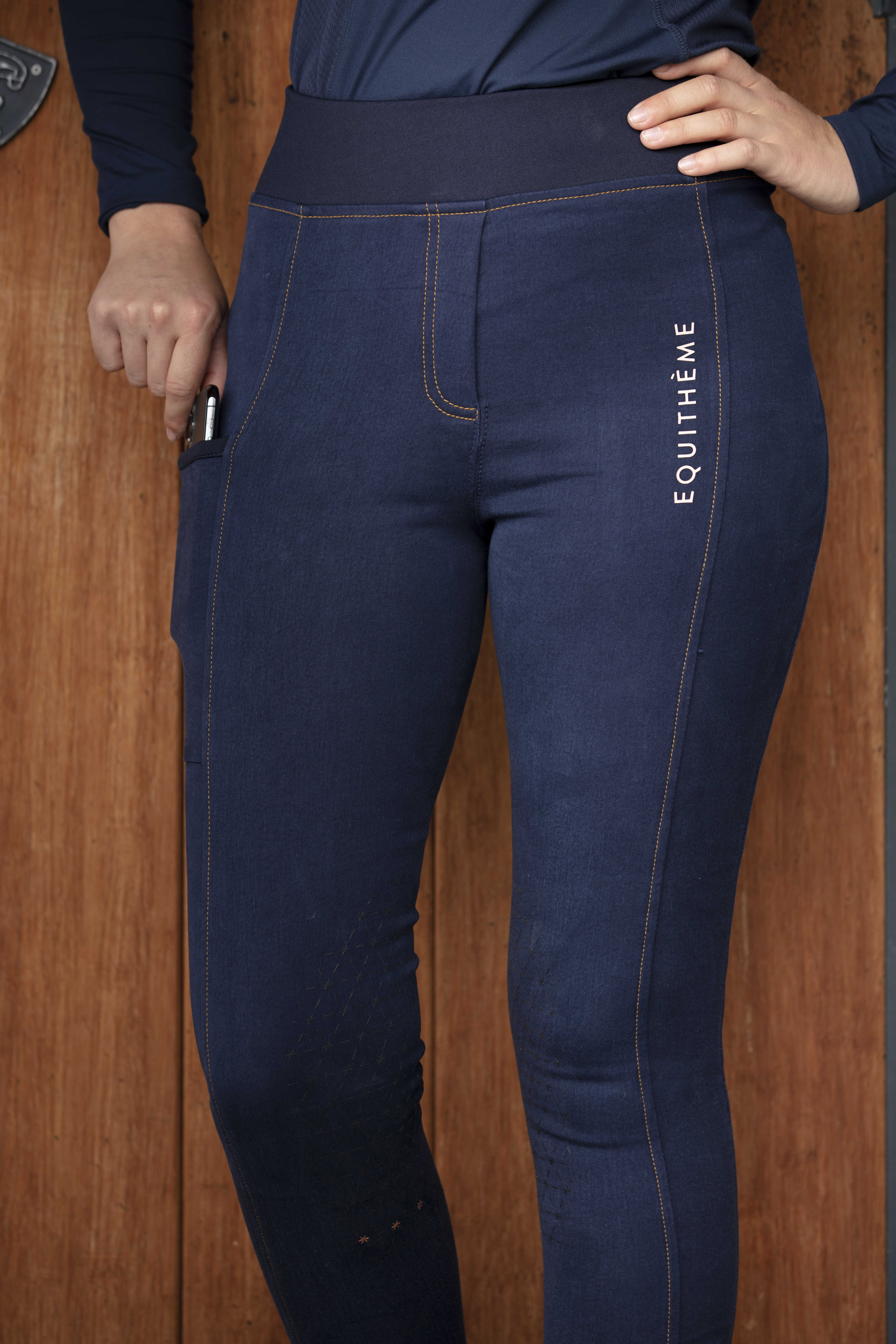 Pull-on Equithème Lola enfant Bleu marine