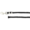 Longe d'attache Equithème Soft Satiné - Noir