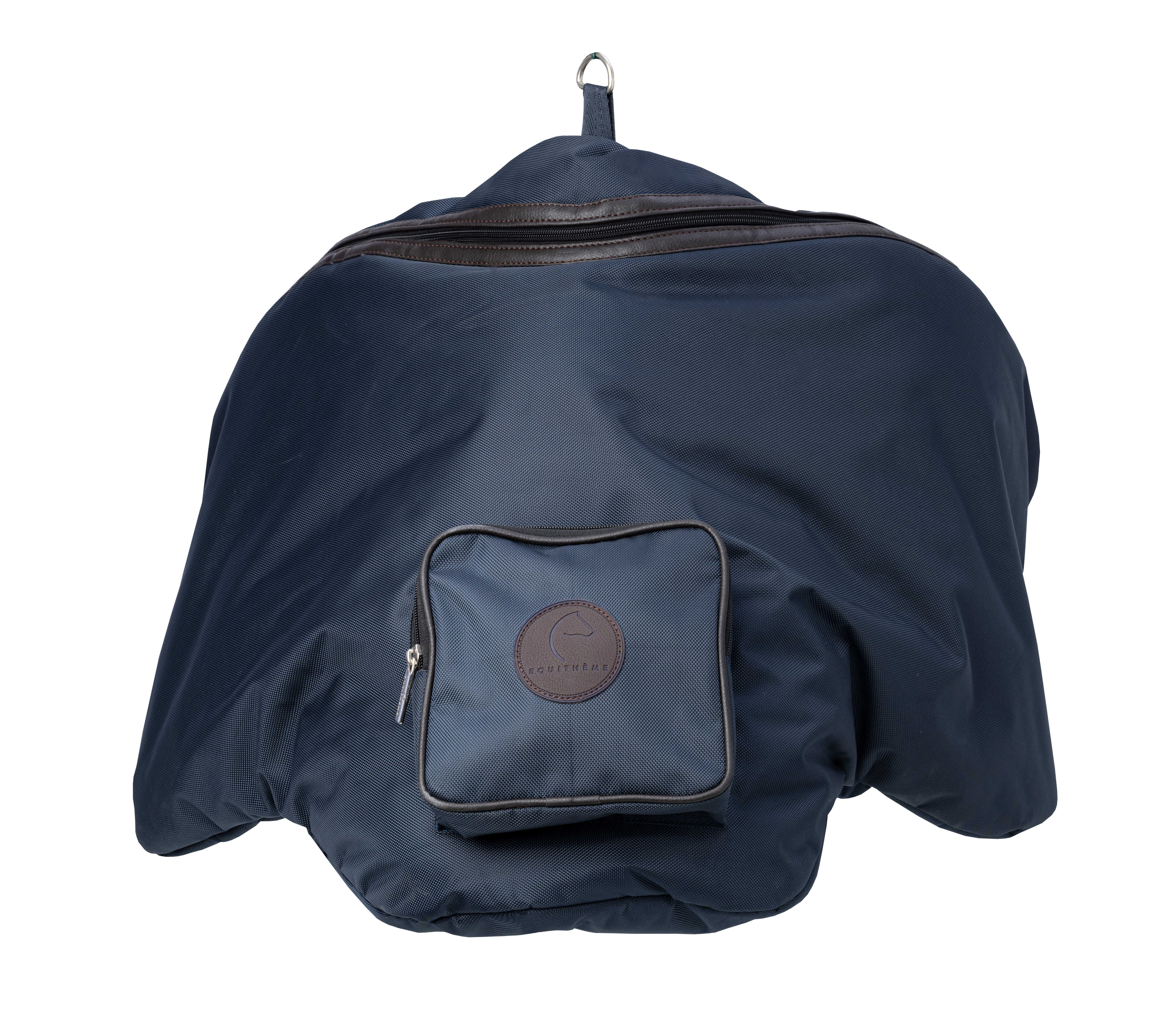 Sac à dos pour selle Equithème Premium Bleu marine
