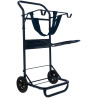 Chariot porte-selle Hippotonic court - Marine
