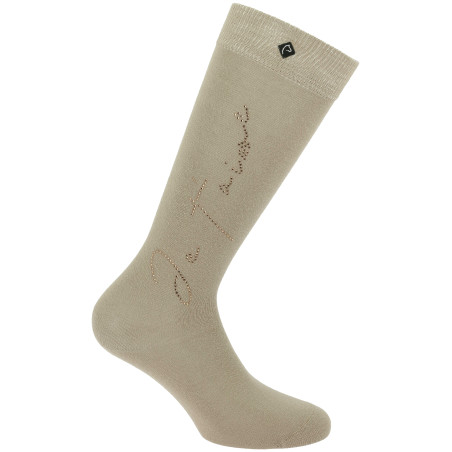 Chaussettes Je t'aime Equithème Cassis