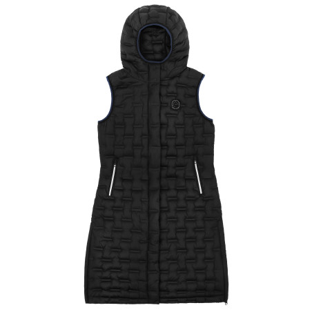Veste longue sans manches matelassée sans couture Je t'aime Equithème Navina femme
