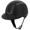 Casque Equithème Soazy Mat Chrome noir - Noir / chrome