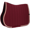Tapis de selle Equithème Softypop - Bordeaux