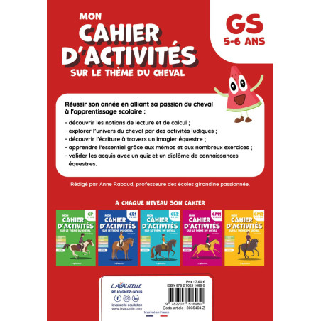 Mon Cahier d'Activités Lavauzelle Niveau Grande section