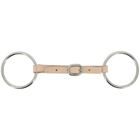 Mors en cuir Feeling avec gourmette