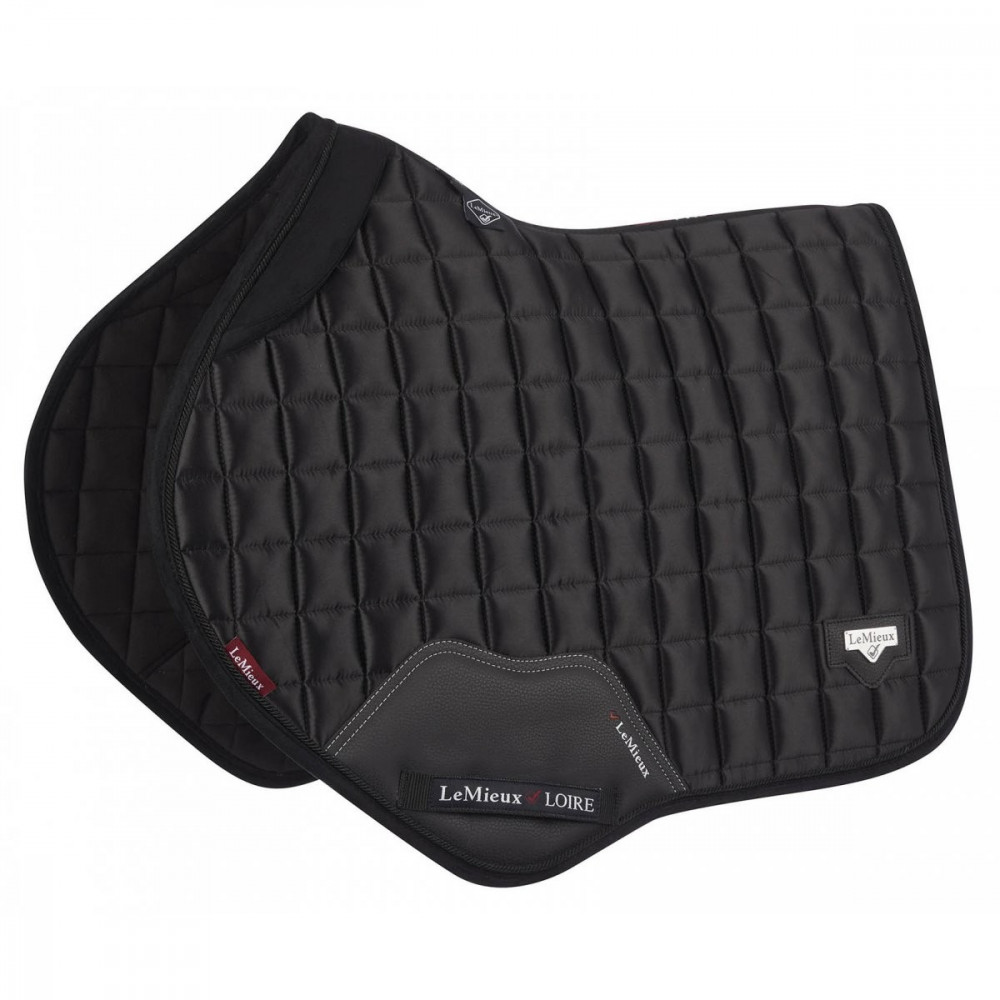 Tapis De Selle LeMieux Close Contact - Daim Vert Chasseur, Doublure