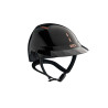 Casque d'équitation NACA Gravity S carbone - Carbone noir brillant / rose gold