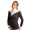 Polo de Concours Pénélope Verone femme - Noir / blanc