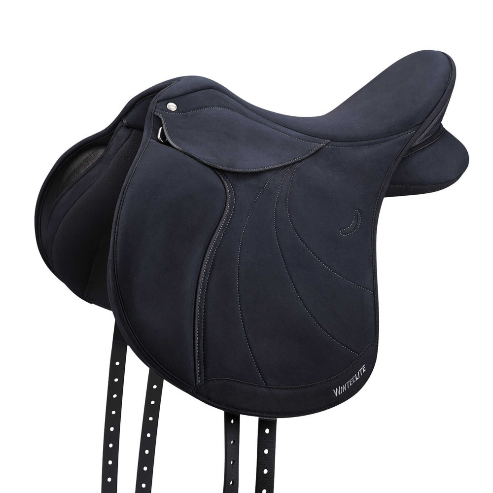 HKM Selle Shetty Enfant Colorée Taille 12 Avec Étriers, Étrivières, Sangle Et Tapis – Ultra Légère Pour Poney
