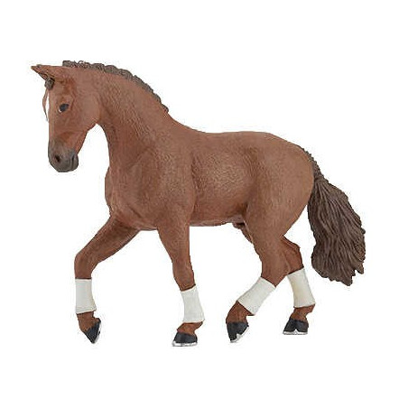Figurine Cheval Hanovrien Alezan Papo