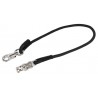 Longe d'attache en caoutchouc Covalliero - Noir