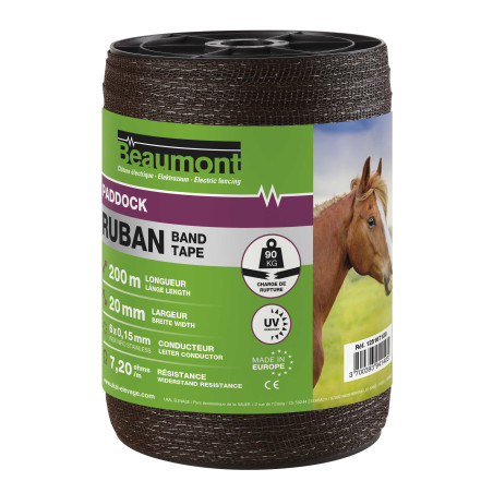 Ruban Paddock 20 mm Beaumont