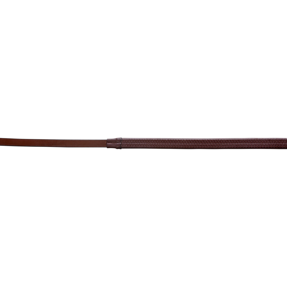 Rênes En Caoutchouc Marron – Modèle épi, Marque Shires (occasion)