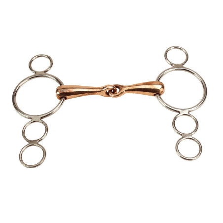 Mors réglable Feeling 4 anneaux cuivre