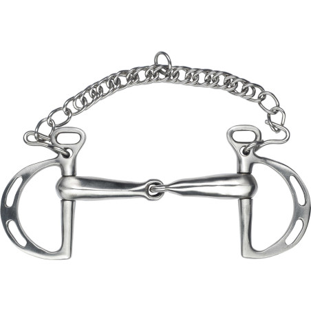 Mors espagnol Feeling brisé à passes inox satin