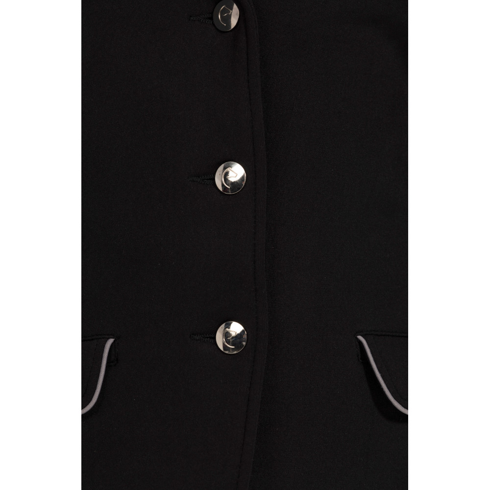 EQUITHEME Veste De Concours Athens Femme - Élégante Et Confortable Noir Taille 38