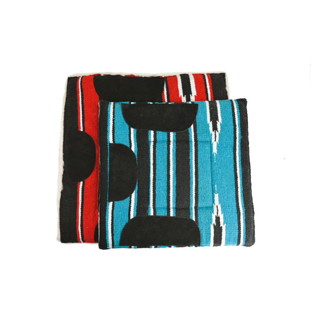 Tapis De Selle Navajo Economy – 24x24 Pouces, Fond Feutre, Pour Poney Ou Cheval